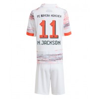 Bayern Munich Nicolas Jackson #11 Vonkajší Detský futbalový dres 2025-26 Krátky Rukáv (+ trenírky)